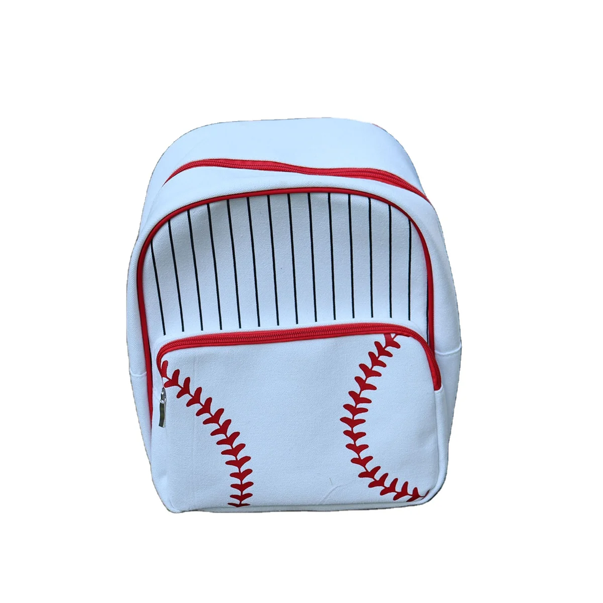2024 Large Capacity Canvas Kids School Bags Multifunctional Outdoor Travel Leisure Shoulder Baseball Softball Sports Backpack