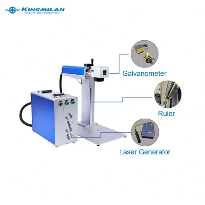 20W 30W 50W 100W Desk Tpye Industry Equipment Laser Marking Machines