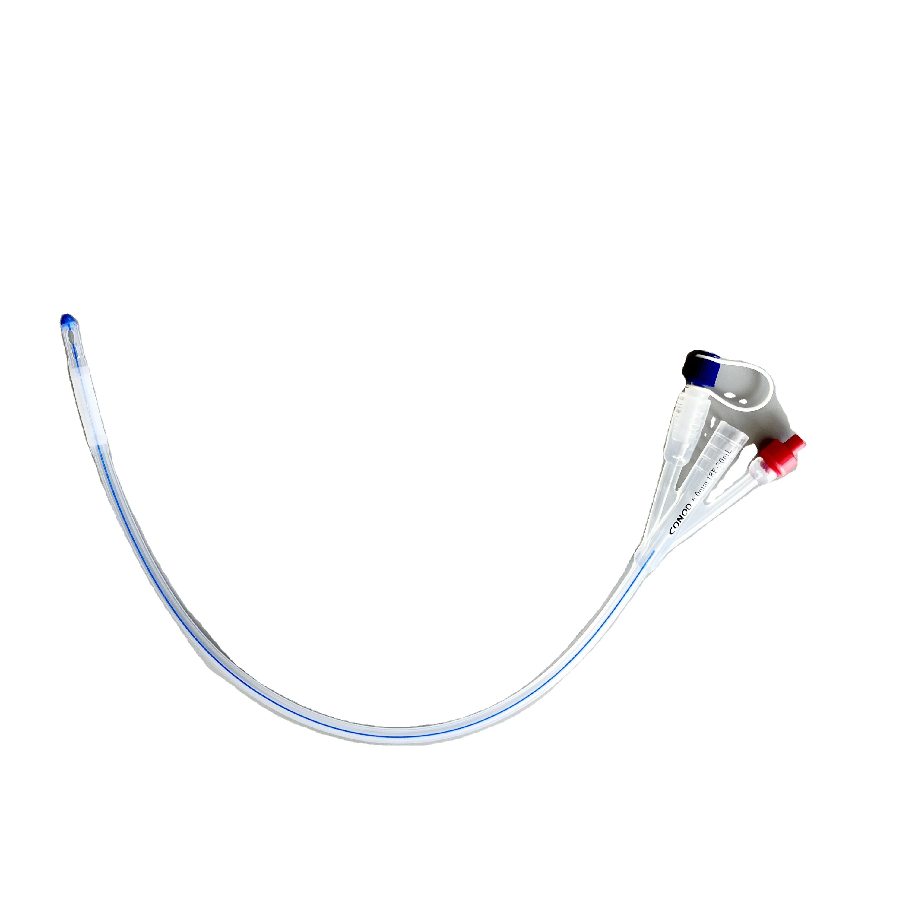3-Way Sterilized Medical Level Urinary Silicone Foley Catheter