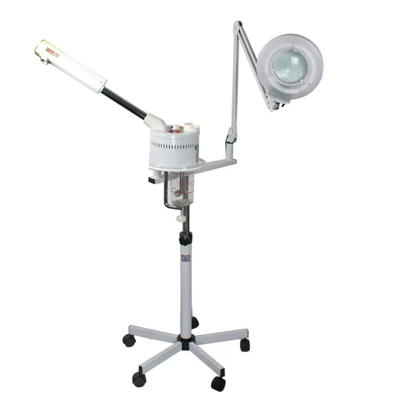 Hot selling 2024 professional ozone facial steamer with magnifying lamp