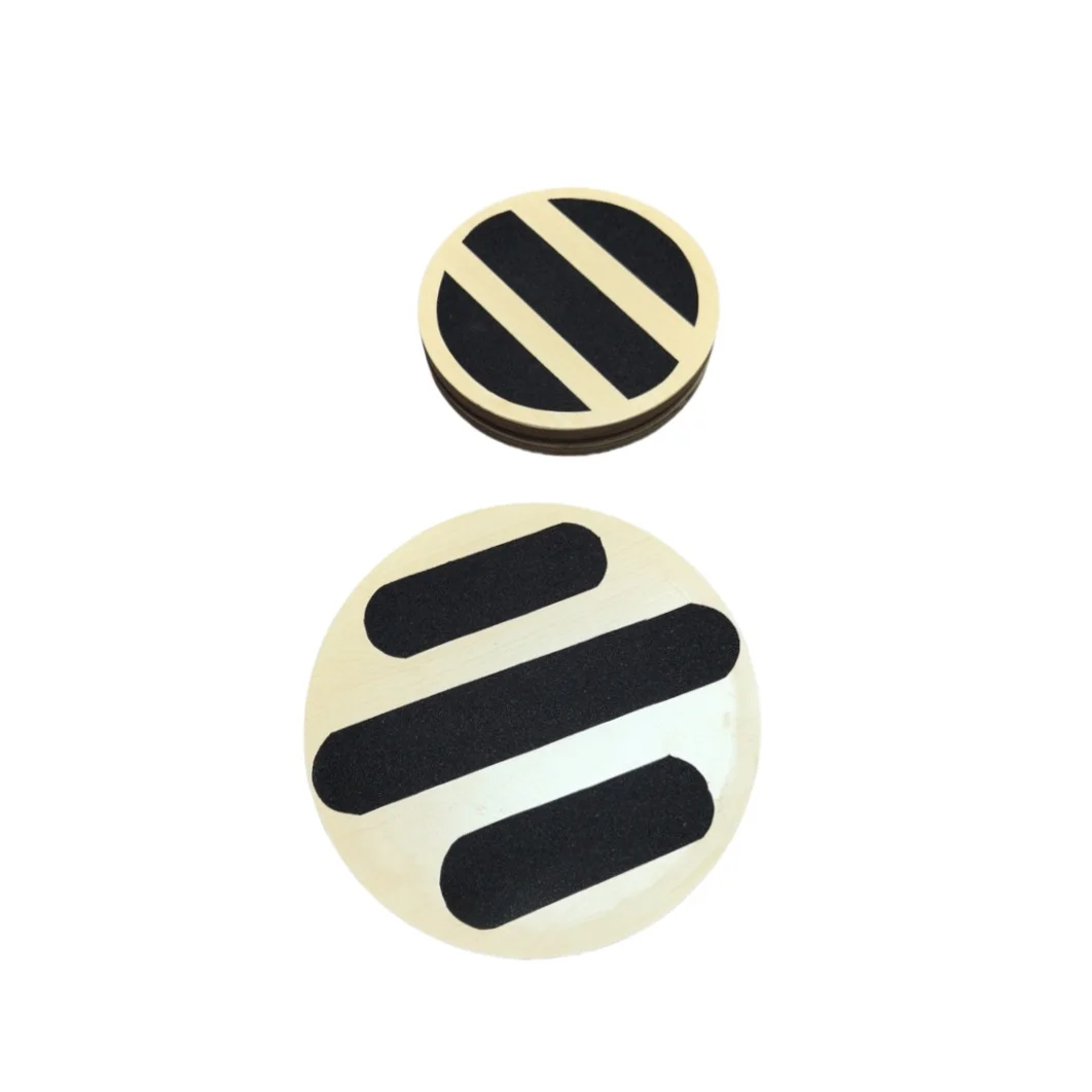 Fitness Equipment Exercise Durable Wooden Pilates Rotational  Disc