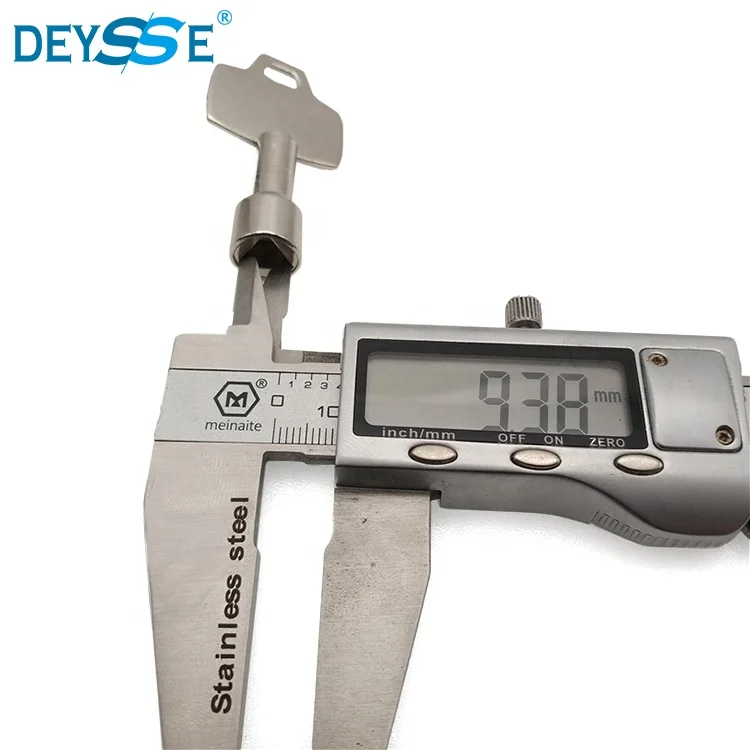 OEM factory elevator triangle lock unlocking device door key magnetic triangle lock key