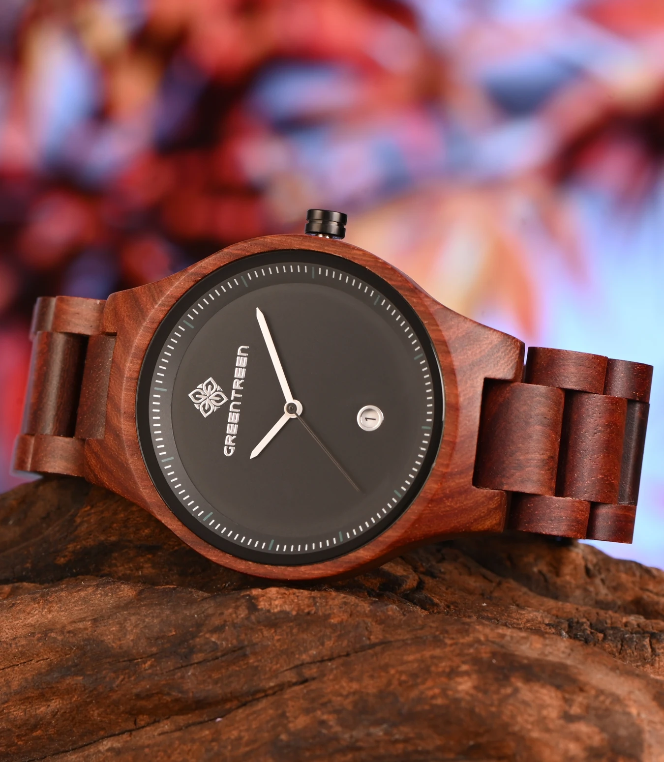 watch for men for sale on Amazon Classic design, red sandalwood, environmentally friendly materials