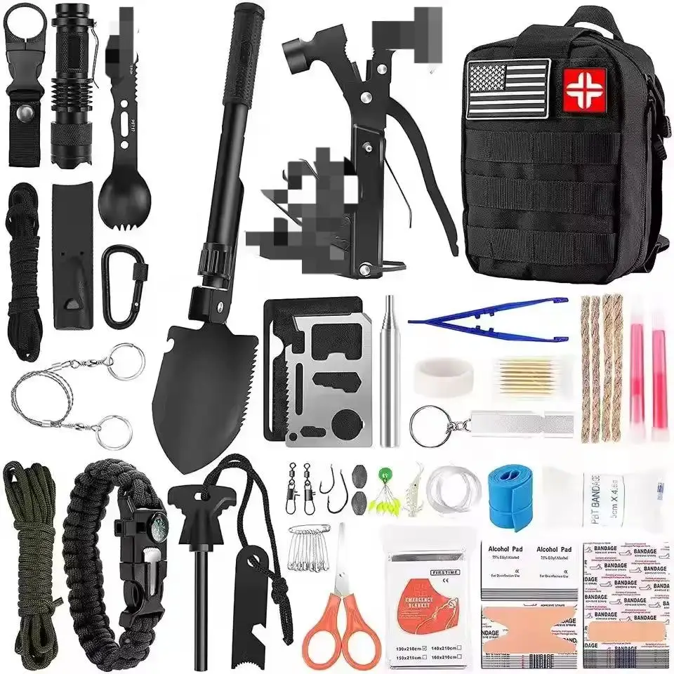 Camping Hiking Travelling Adventures Camping Survival Kit Outdoor Emergency Gear Kit