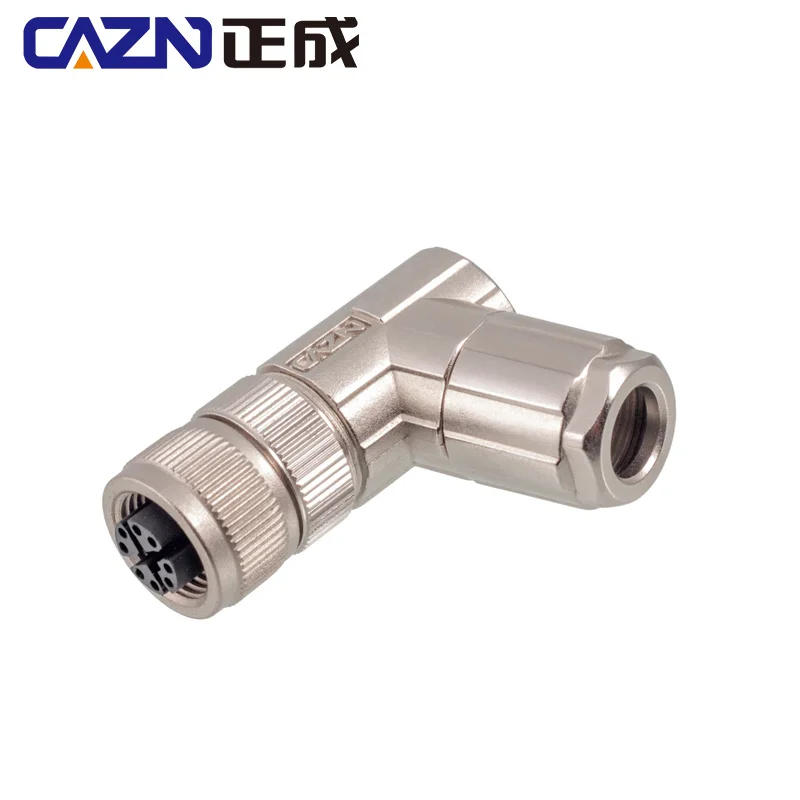 M12 X-код Y-кодирования 6 8 позиций шпильки прямое или под углом в собранном виде металлический штекер 24 26 провода AWG SS-12400-001 IDC прекращение разъем