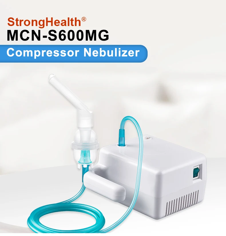 Portable Medical Machine Air Compressed Piston Nebulizer Cool Mist Nebulize Inhaler Atomizer for Albuterol Kids Adults