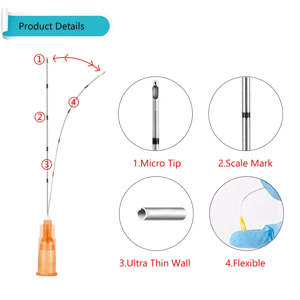 Other Medical Consumables Time Machine Blunt Tip 30g 50mm Micro Cannula