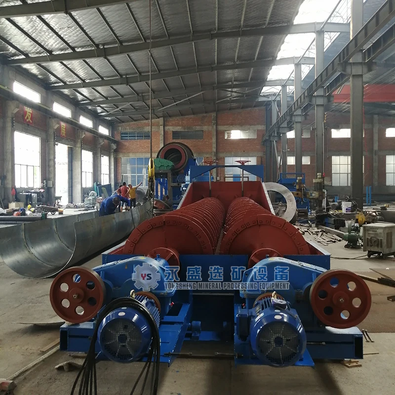 Mineral Sand Processing Plant, Gravel Trommel Scrubber Sand Washing Machine for Ore washing, deslime, remove clay