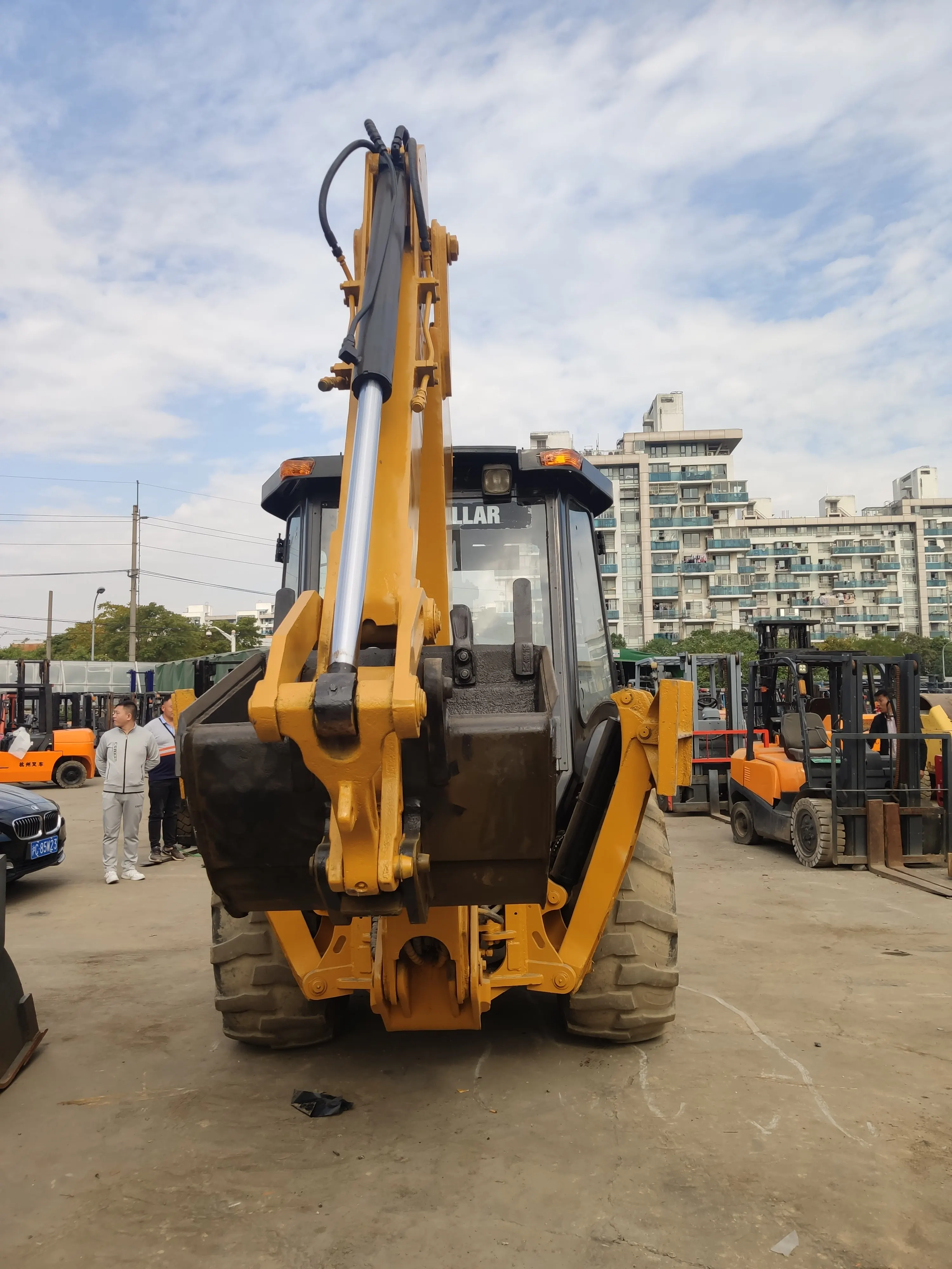 used original Japan CATERPILLAR CAT 416E 416 backhoe loader loaders made in Japan for sale