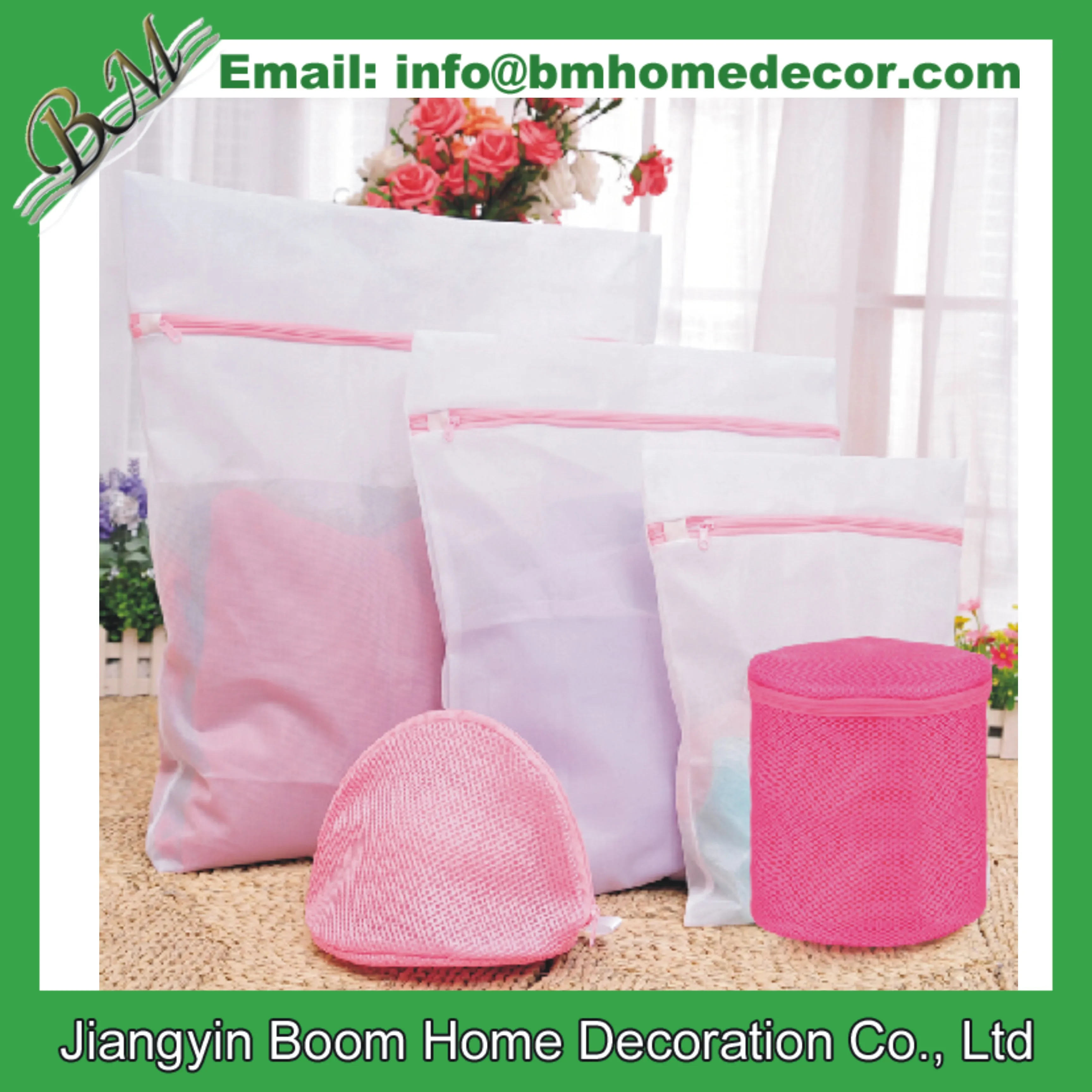 Zippered Foldable Mesh Laundry Bag Bra Socks Underwear Clothes Washing Machine Protection Net Laundry Organizer Bag