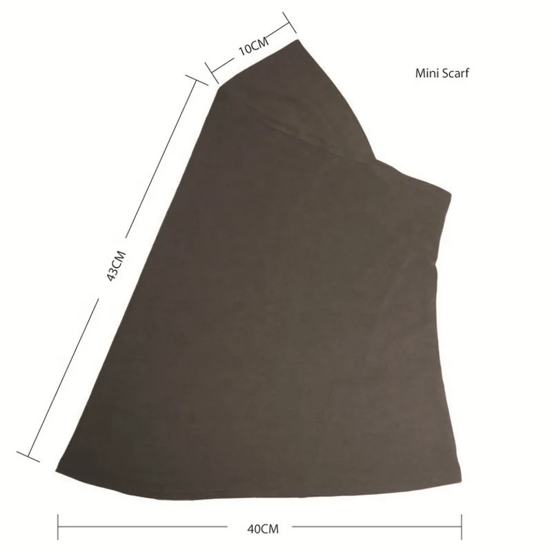 WD-A1319  Wholesale Small Size Instant Hijab Khimaar Under Hijab Turban Women Neck Cover Muslim Mercerized Cotton Inner Hijab