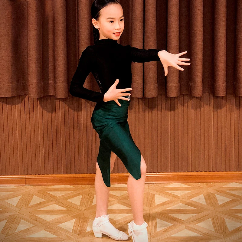 Girls Women Training Dancewear leotards gymnastics Dance Uniforms latin Dancing Dresses