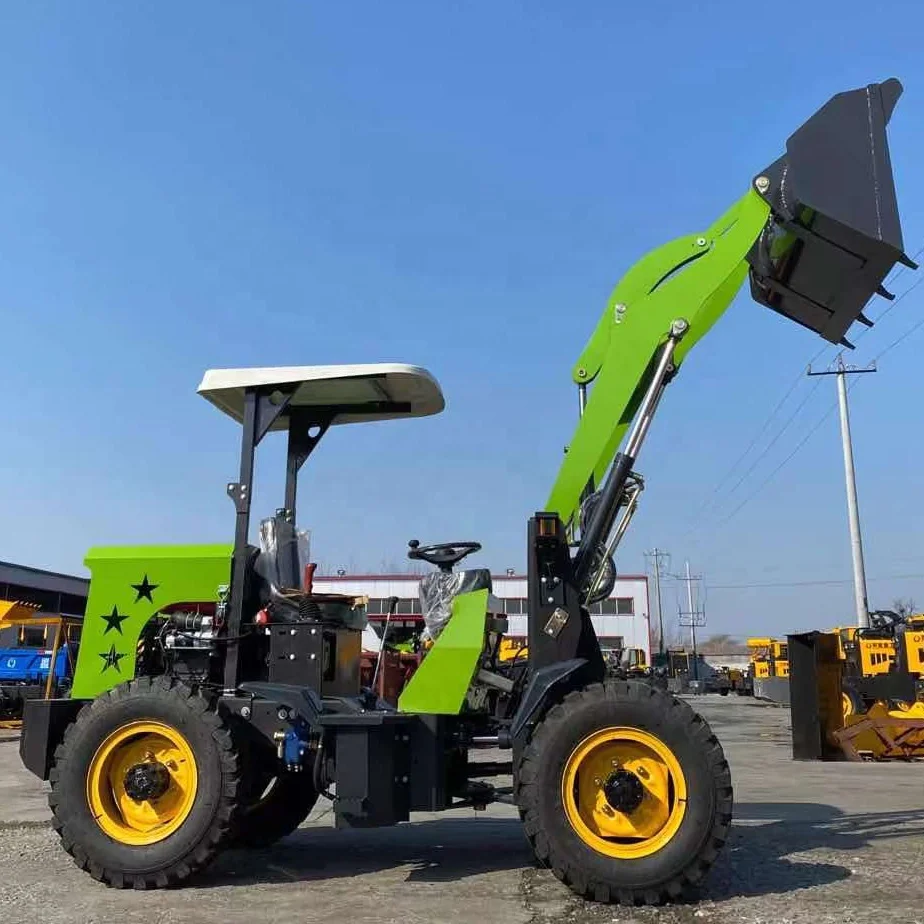 Hot sale mini wheel loader 0.6t 1t 1.5t 1.6t 1.8t 2t 2.2t 2.5t 3t closed cabin underground avant timber loader 4 in 1 bucket