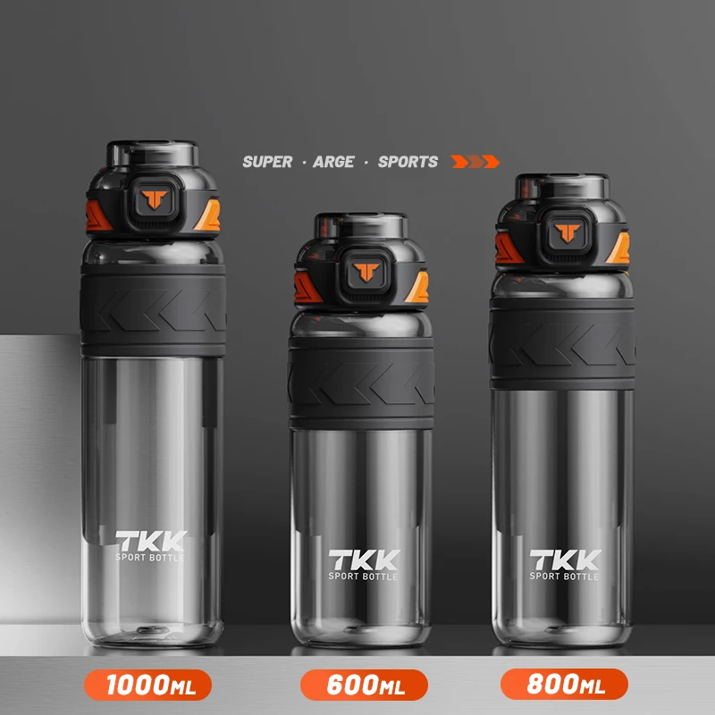 32oz water bottle with Straw 600 800 1000ml BPA Free Leakproof plastic bottle Dishwasher Safe tritan sports water bottle