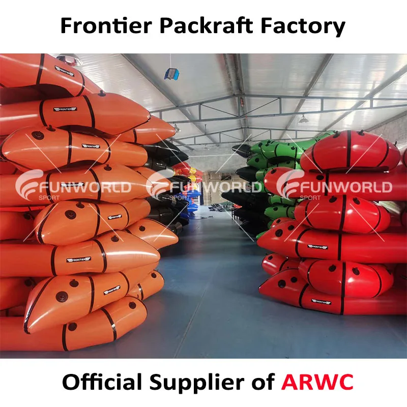 Salable White Water Inflatable Packraft Fun Boat Pack Raft TPU Self Bailing Packraft Inflatable Rafting Boat
