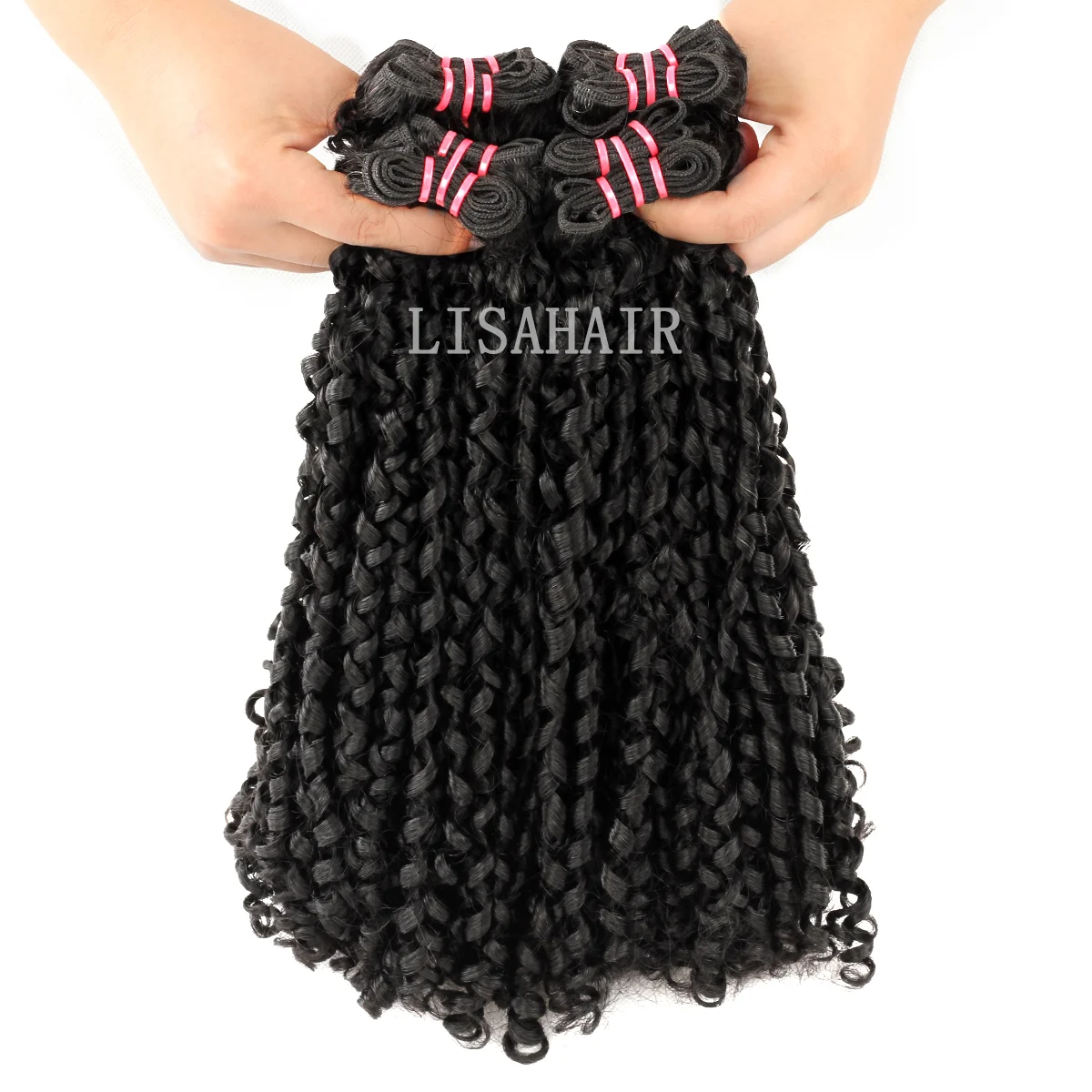 Lisa Direct Sale Weave Hair Good Quality Bouncy Fummi Wavy Wholesale Funmi Hair In Human Hair Extension For Women