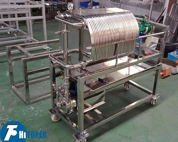 Stainless Steel Liquor Filter Wine Filter Sake Filter Press Machine