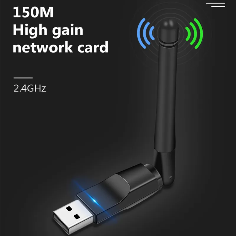 USB Wifi Adapter 150Mbps 2.4 ghz Antenna USB 802.11n/g/b Ethernet Wi-fi dongle usb lan Wireless Network Card PC wifi receiver