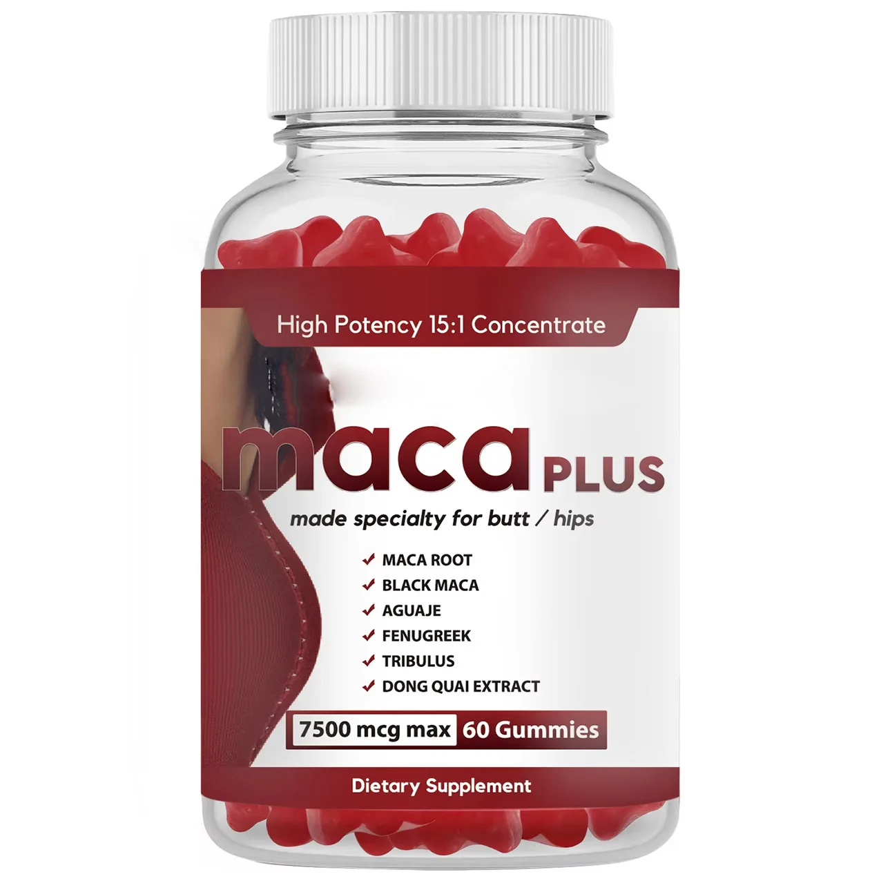 Maca Gummies OEM Hip and Butt Enlargement Maca Root Supplement Maca Gummies