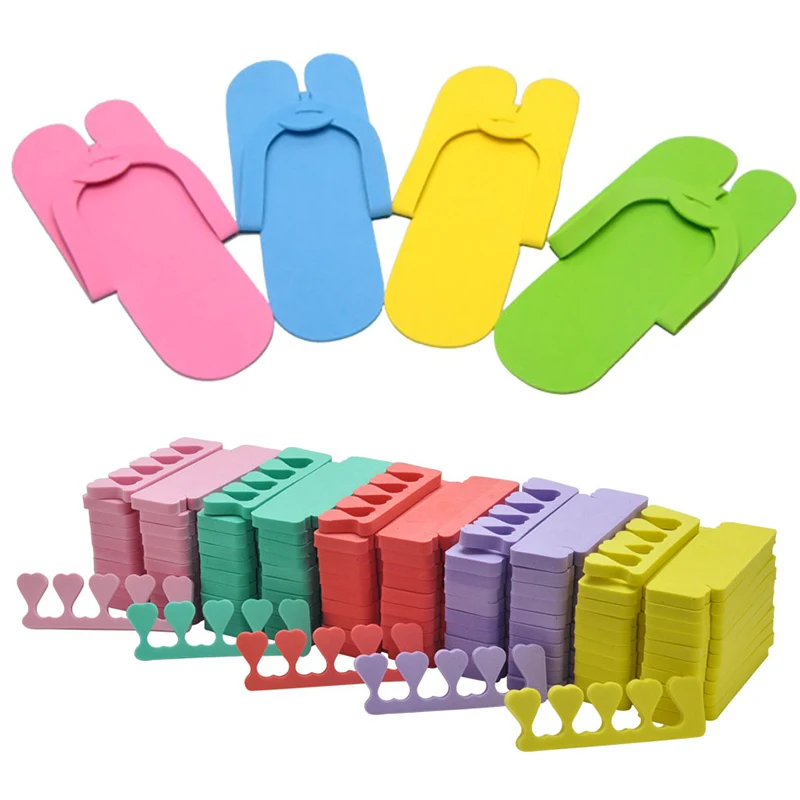 Custom disposable pedicure slippers hotel slippers for nail beauty salon