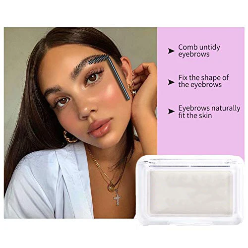 2PCS Eyebrow Soap Kit Brow Styling Soap for 4D Eye Brow Makeup Long Lasting Waterproof Smudge Proof Eyebrow Cosmetics