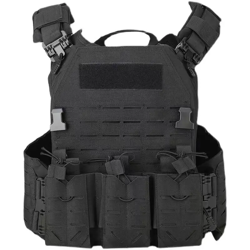 1000D Nylon Large Multicam Chaleco Tactico Plate Carrier Safety Security Ballistic Plate Carrier Tactical Vest