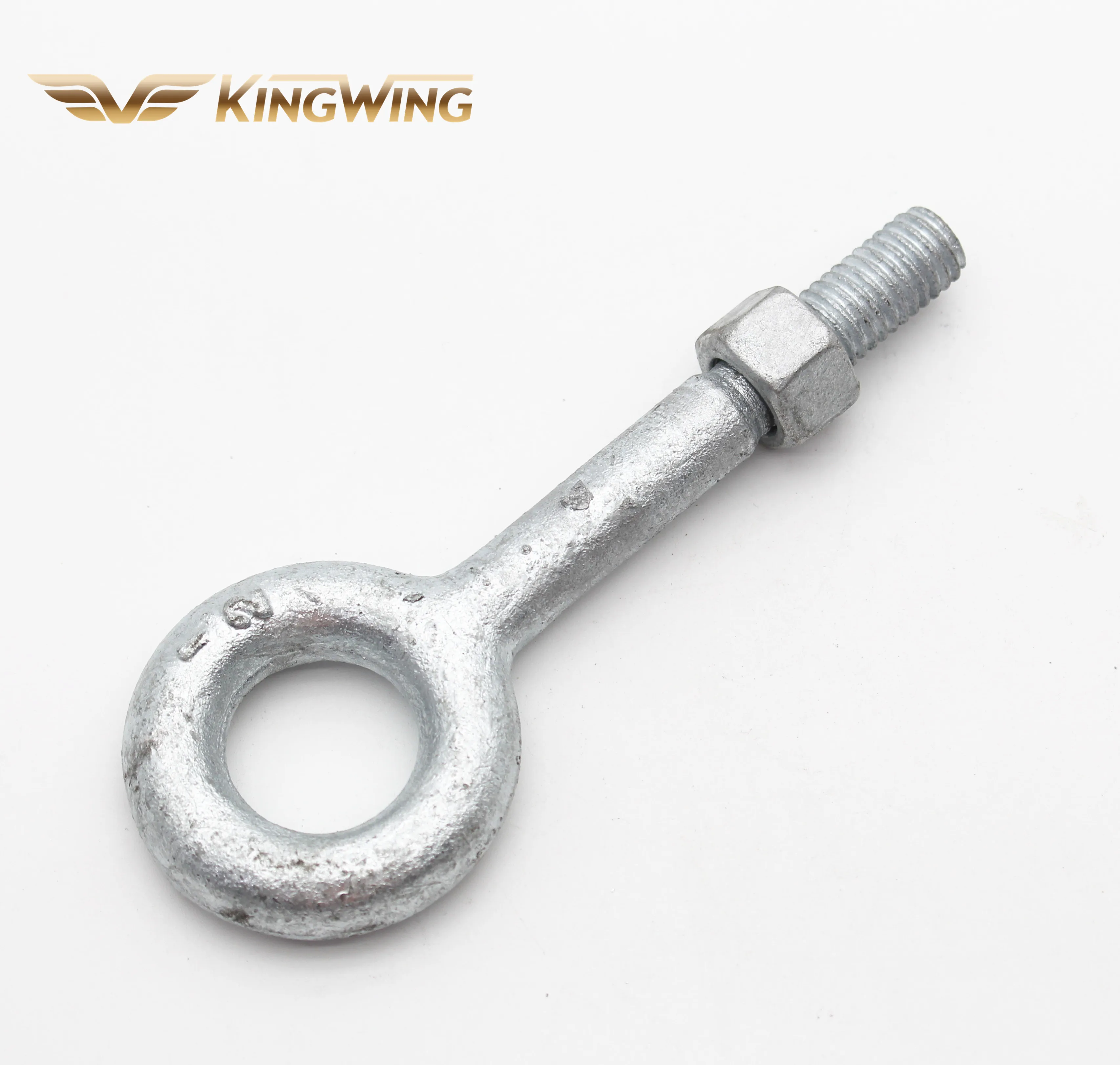 G- 291 US Type  Hot Dipped Galvanized HDG Carbon steel Regular lifting Nut Eye Bolt with Imperial Threads
