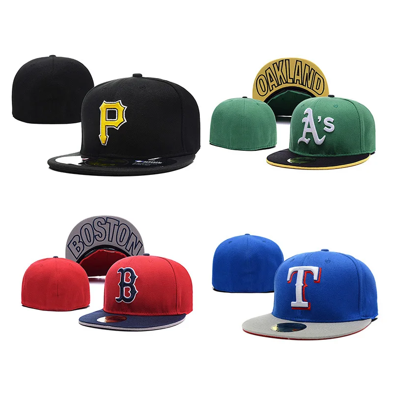 wholesale custom 6 panel 3d embroidery gorras flat brim fitted caps hats men