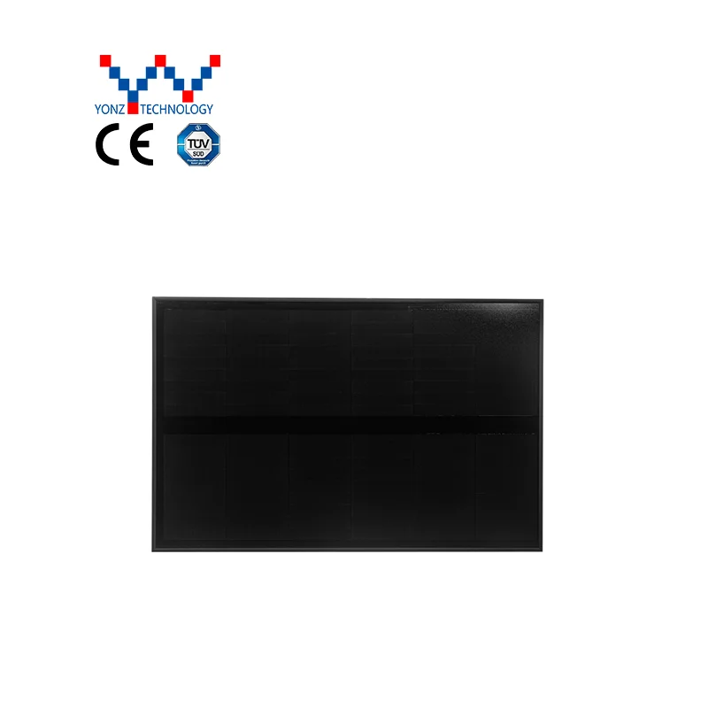Yonz small black solar panel New energy photovoltaic roof tile for power generation off-grid solar power