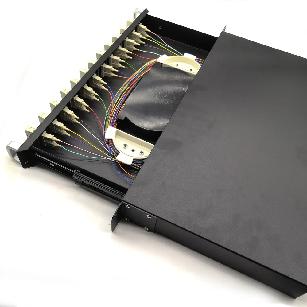 1U 2U 3U 19 дюймов 24 48 ядер оптоволоконная коммутационная панель 12 портов sc