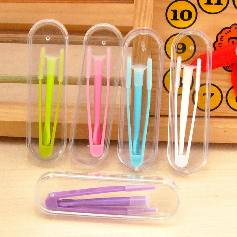 Multicolor Contact Lenses Tweezers With Suction Stick For Contact Lens Inserter Remover Eyewear Accessories