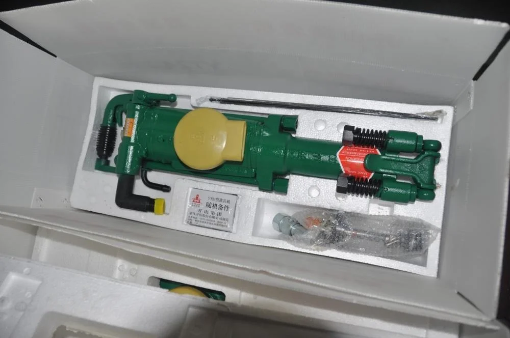 Factory used pneumatic rock drill for sale Jack YT 24 Air leg jack Hammer