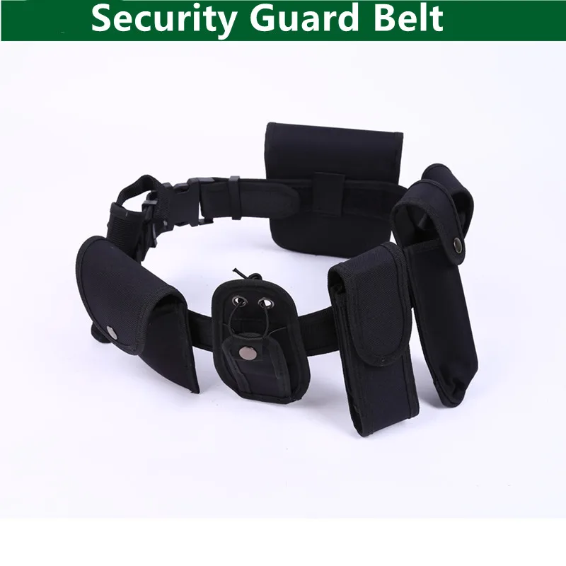 Factory Direct Supply 8 in 1 Detachable Pouches Holsters  Patrol Tactic Tactical Safety Guard Belt