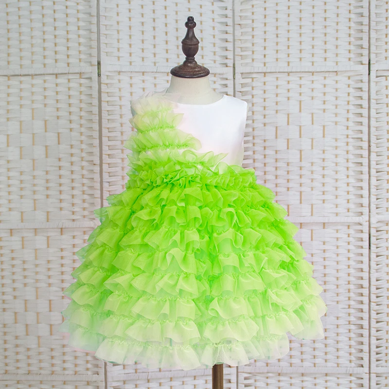 Stilnyashka Boutique High-End Luxury 10 Year Old Girl Dresses For Party Sleeveless Multicolor Kids Princess Dress For Girl