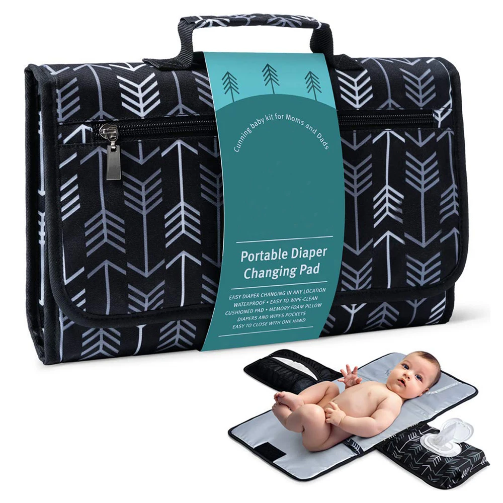 Amazon Newborn Unisex Baby Essential Gift Stuff Portable Travel Baby Changing Pad