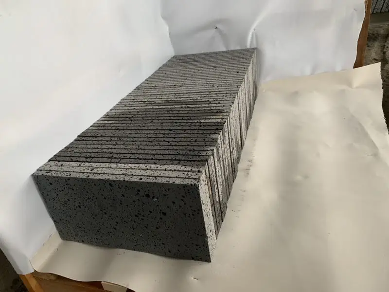 Hainan lava stone grill  pavers stone