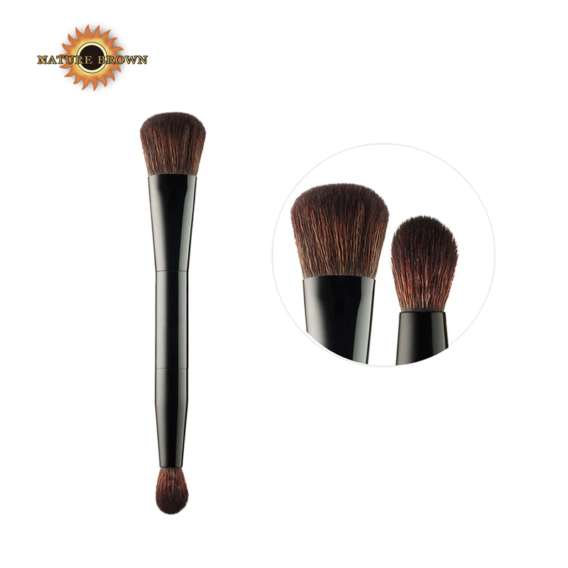 Chian Beauty Manufacturer Wholesale Classic Double-ended Multitasker & Concealer Makeup Foundation Brushes With Custom Logo