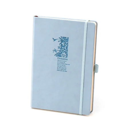 Wholesale A5 A6 Colorful custom logo hard cover Leather Journal Notebook with elastic band