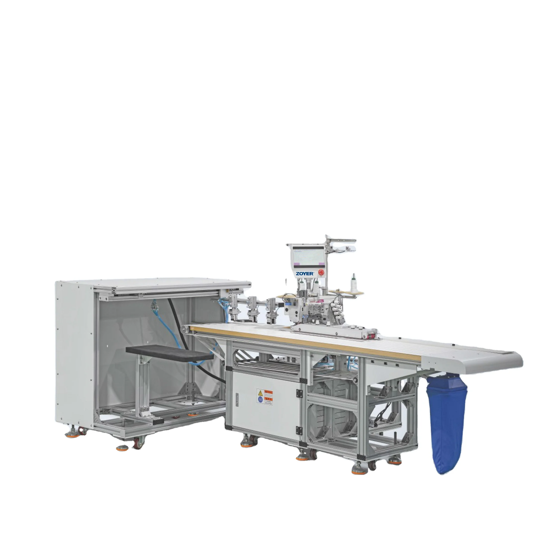 ZY600-35XBDA-Y zoyer automatic T-shirt sleeve neck bottom making sewing machine