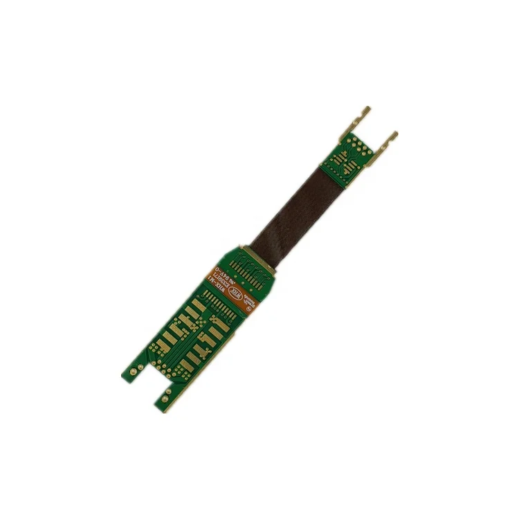 Fpc Manufacturer Online Data Board Fpc 50pin Cable For Dvd Green Silver Copper Layer Chip Surface Solder