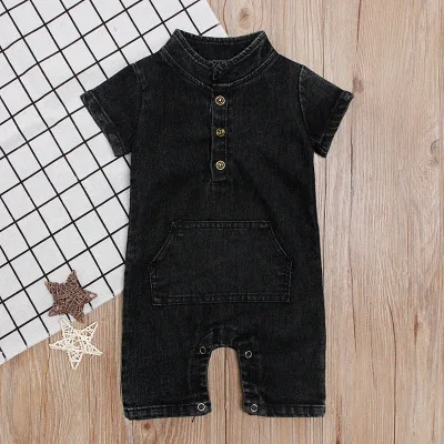 
Baby Romper Denim Infant Clothes Newborn Jumpsuit Baby Boy Girls Costume Cowboy Fashion Jeans Children 