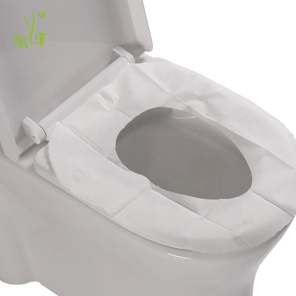 Waterproof PE Back Paper Disposable Toilet Seat Cover