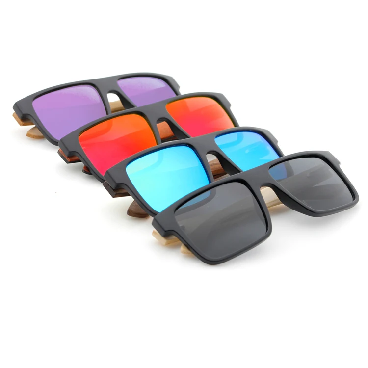 
China Wholesale Bamboo Wood TAC Polarized Sunglasses Unisex 