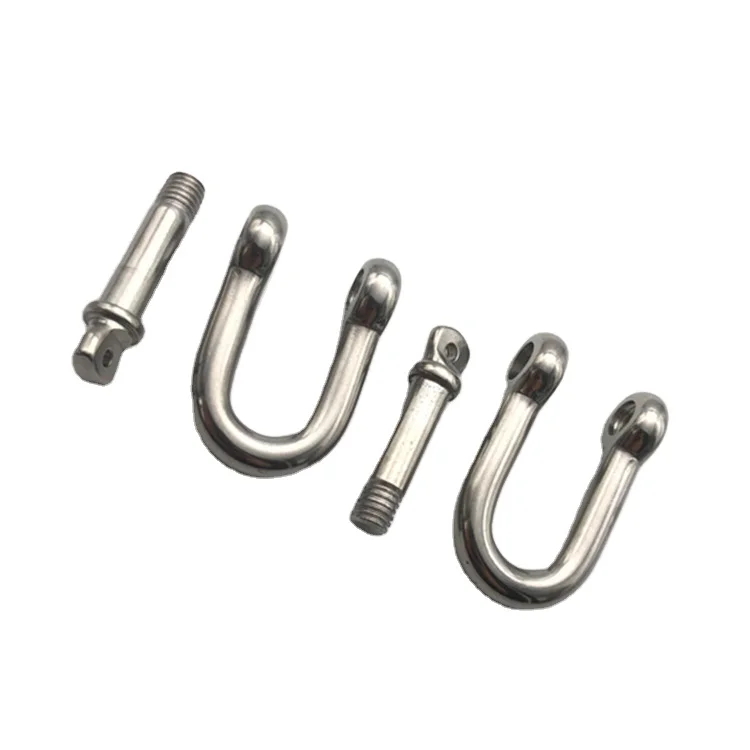 D shackle Stainless Steel Shackle Marine Rigging Lifting Boat D shackle