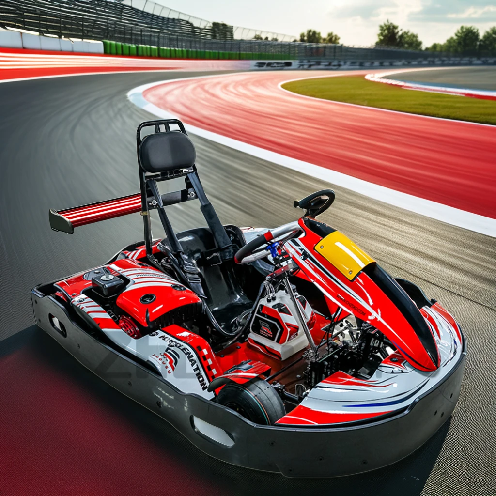 Gasoline go kart 48v 1000w playground racing go karts for adults or kids racing go kart bumpers