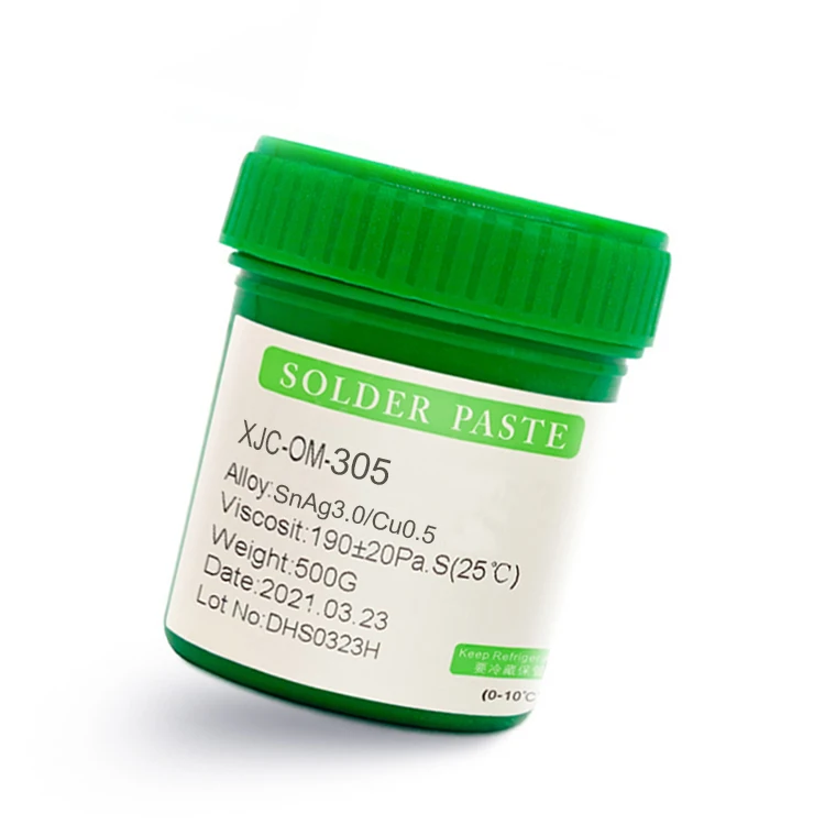  Factory Supply SnAg3.0Cu0.5 low temperature lead free solder paste Lead Free High Temperature Solder Paste No