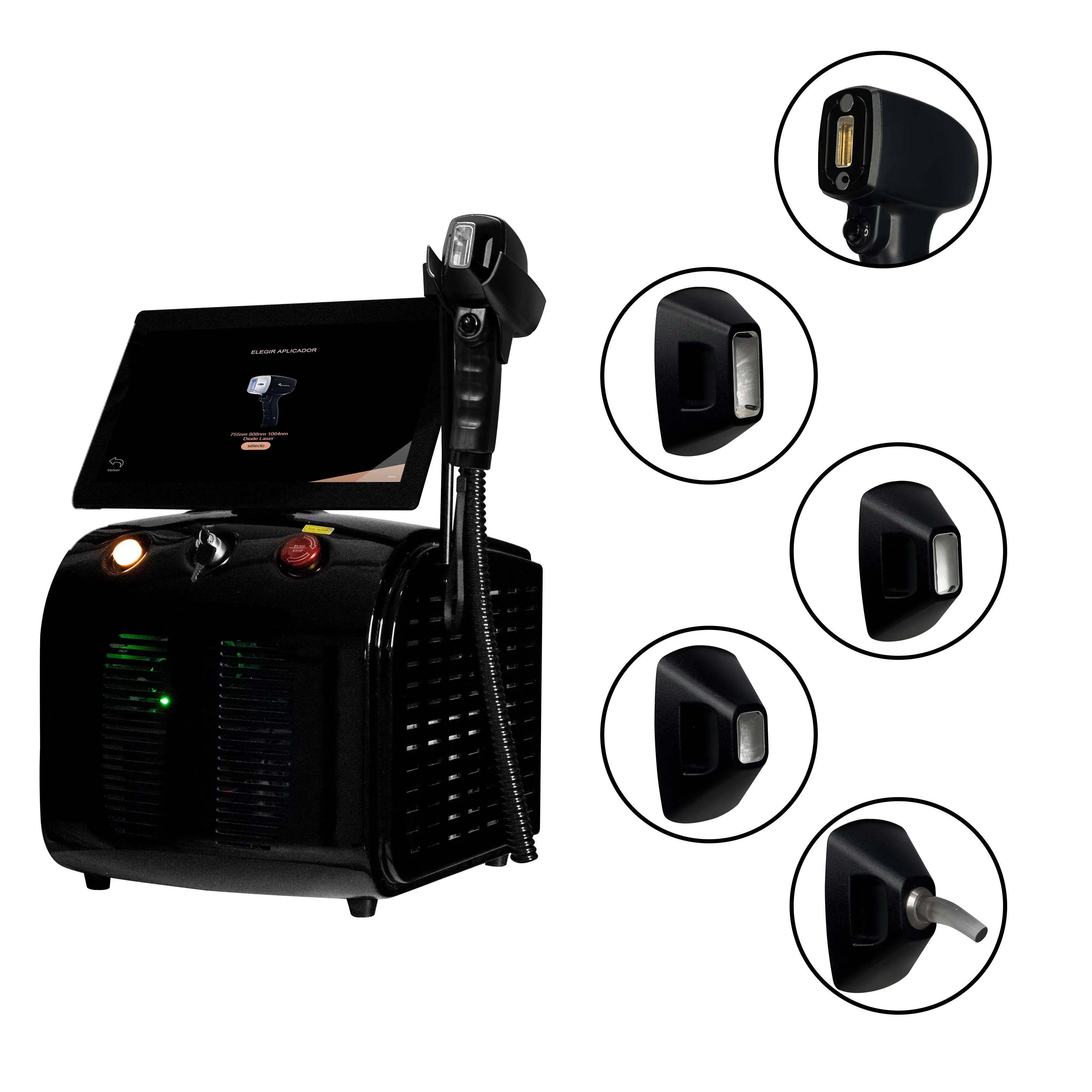 New high-power ice titanium diode skin rejuvenation and hair removal 1064nm diode hair removal beauty salon equipment