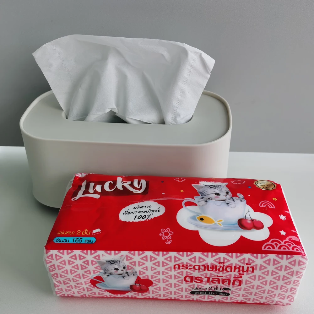 Wholesale  Soft packing poly bag tissue paper OEM  Pack Facial Tissue Paper soft facial tissue