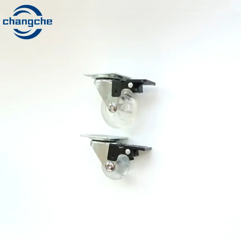 Heavy Duty Swivel Casters with Brake Black Swivel Plate Castors