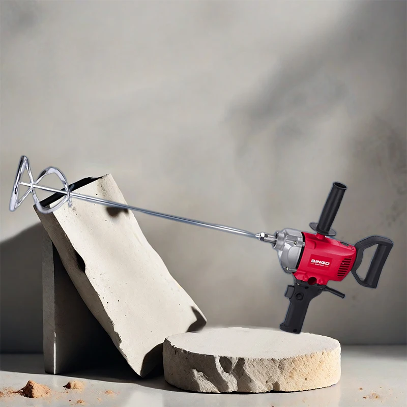 New-Hand-Held Multi-Electric Concrete Mixers-Constructions Machine 1000W Stirrer Machine Mixing Power Tools Stirrer